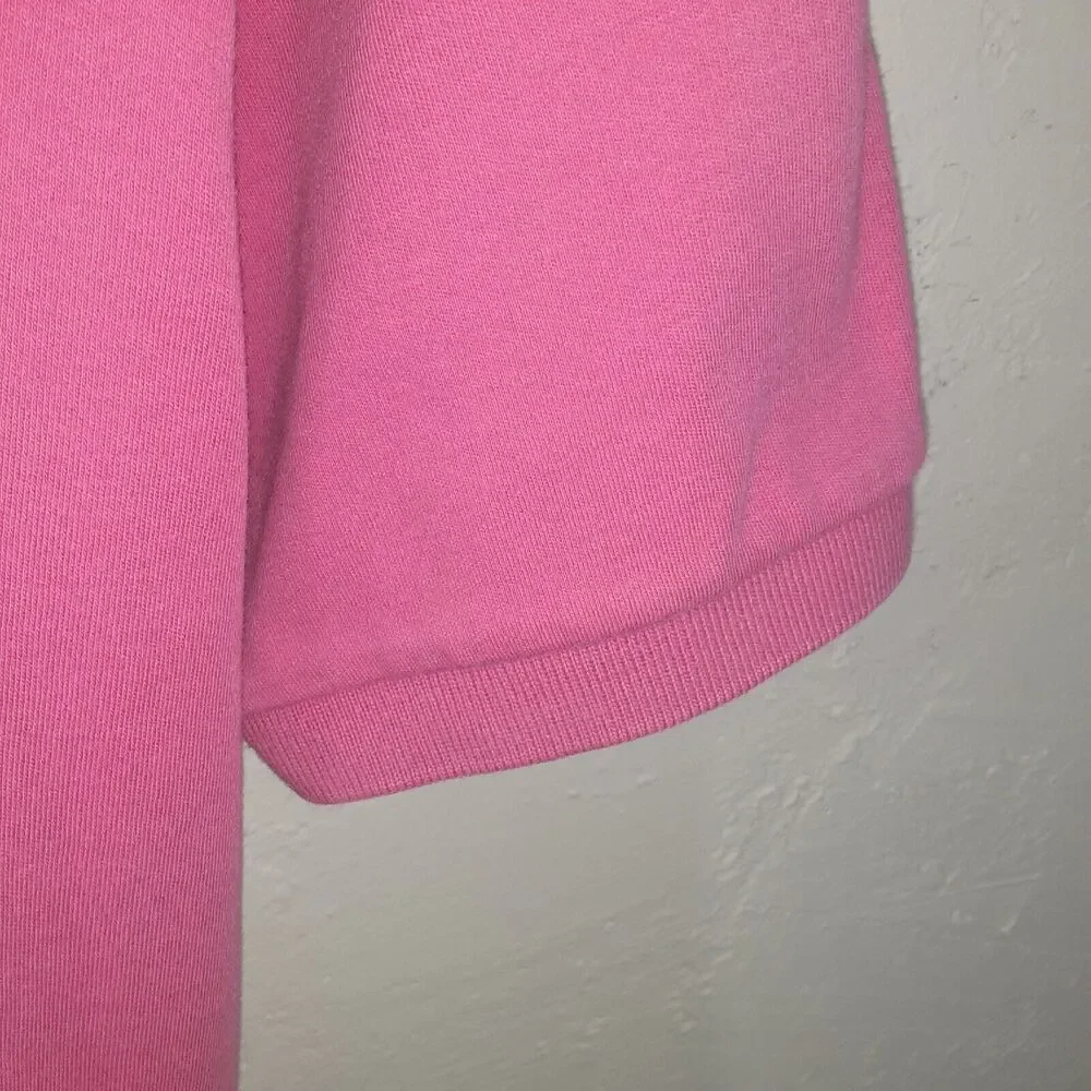 Polo Ralph Lauren Adult Mens L Large Pink Short Sleeve Shirt Orange Pony
